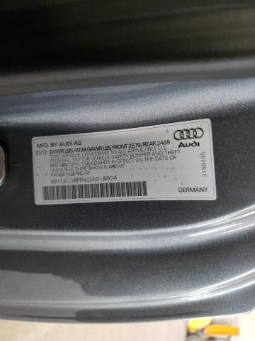 Photo 10 from auction – 2013 AUDI S5 PREMIUM with VIN WAUCGAFR6DA019024