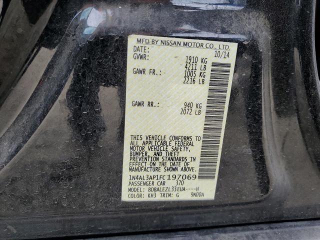 Photo 10 from auction – 2015 NISSAN ALTIMA with VIN 1N4AL3AP1FC197069