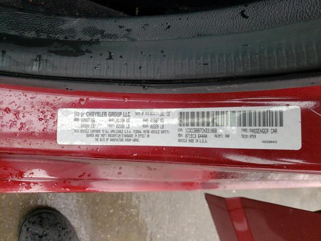 Zdjęcie 10 z aukcji – 2012 CHRYSLER 200 TOURIN z VIN 1C3CCBBB7CN331068