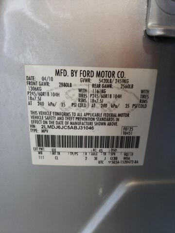Photo 10 from auction – 2010 LINCOLN MKX with VIN 2LMDJ6JC5ABJ31046