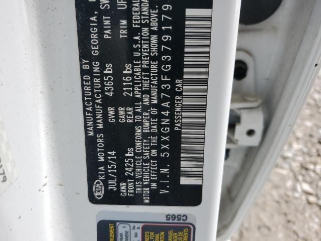 Photo 10 from auction – 2015 KIA OPTIMA EX with VIN 5XXGN4A73FG379179
