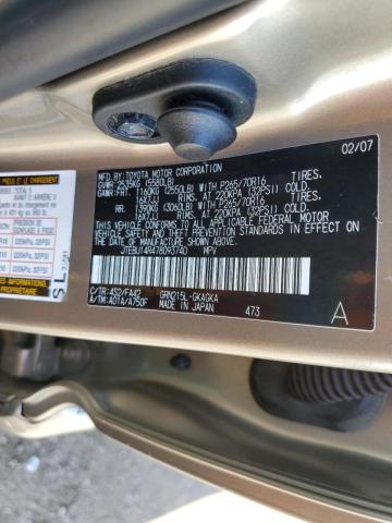 Photo 10 from auction – 2007 TOYOTA 4RUNNER SR with VIN JTEBU14R478093740