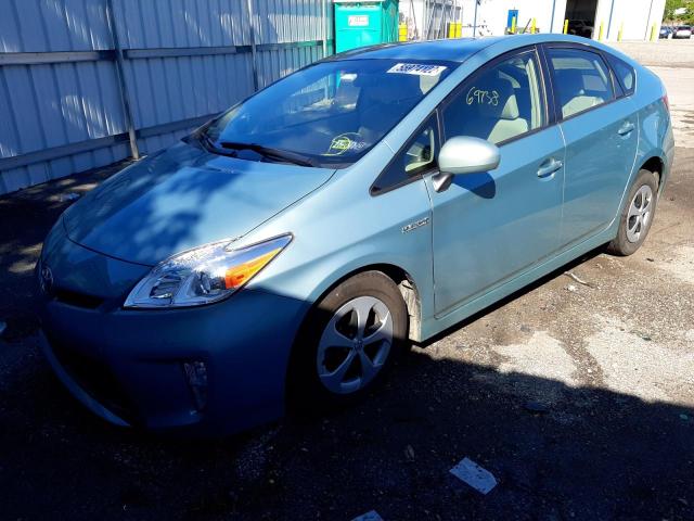 Photo 2 from auction – 2014 TOYOTA PRIUS with VIN JTDKN3DU1E1761467