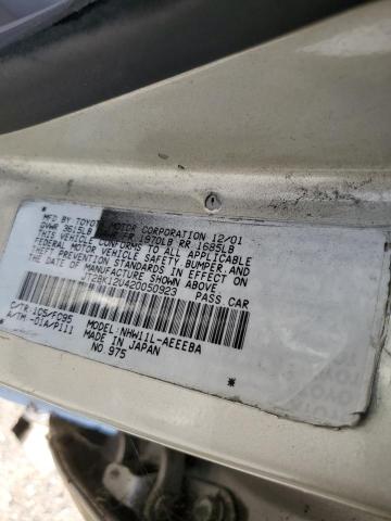 Photo 10 from auction – 2002 TOYOTA PRIUS with VIN JT2BK12U420050923