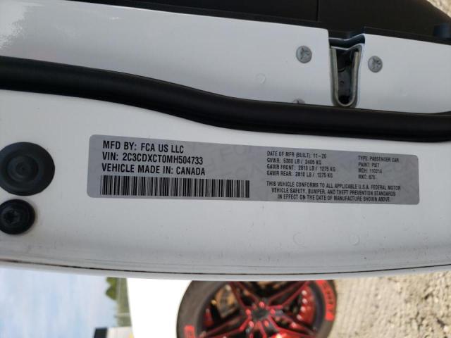 Photo 10 from auction – 2021 DODGE CHARGER R/ with VIN 2C3CDXCT0MH504733