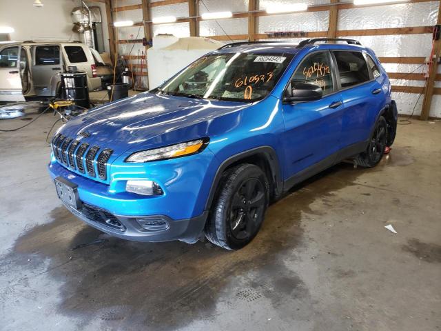 Photo 2 from auction – 2017 JEEP CHEROKEE S with VIN 1C4PJLAB4HW610523
