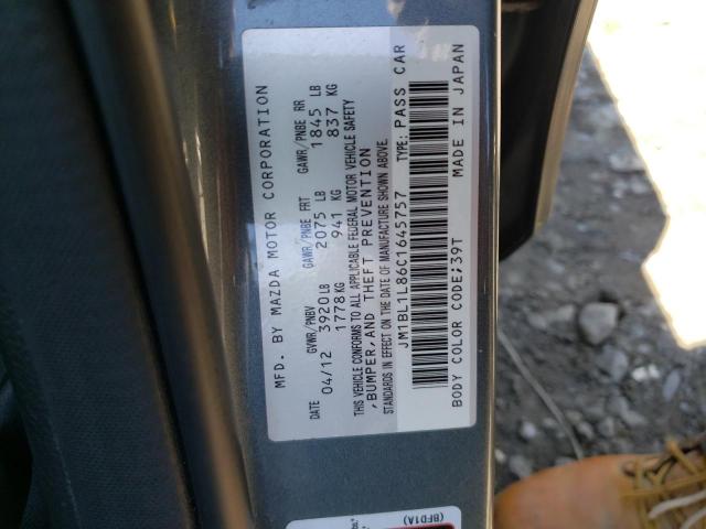 Photo 10 from auction – 2012 MAZDA 3 I with VIN JM1BL1L86C1645757