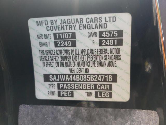 Photo 10 from auction – 2008 JAGUAR XK with VIN SAJWA44B085B24718