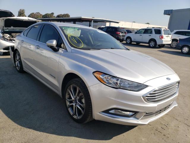 FORD FUSION SE 2017 with VIN 3FA6P0LU5HR315639 - Photo from auction