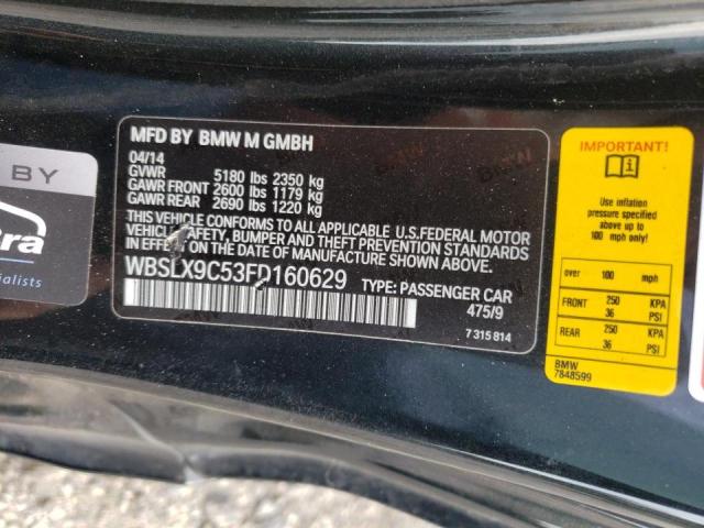Photo 10 from auction – 2015 BMW M6 with VIN WBSLX9C53FD160629