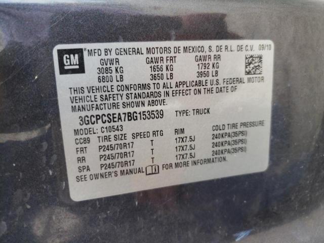 Photo 10 from auction – 2011 CHEVROLET SILVERADO with VIN 3GCPCSEA7BG153539