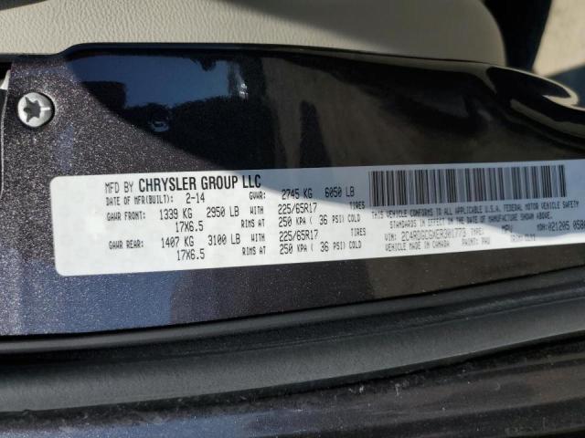 Photo 10 from auction – 2014 DODGE GRAND CARA with VIN 2C4RDGCGXER301773