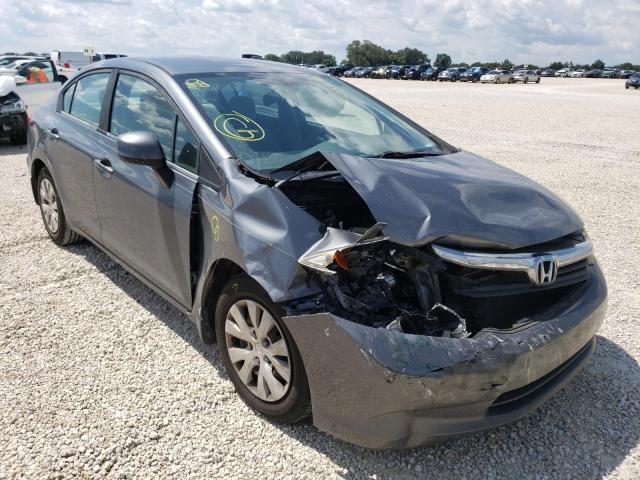HONDA CIVIC LX 2012 with VIN 19XFB2F55CE089627 - Photo from auction
