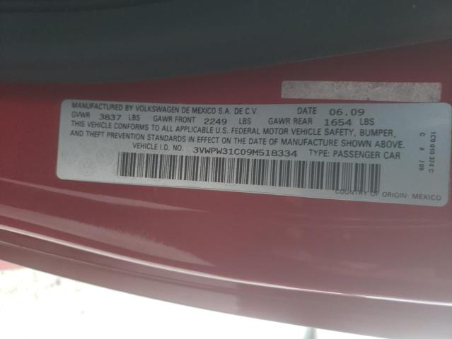 Photo 10 from auction – 2009 VOLKSWAGEN NEW BEETLE with VIN 3VWPW31C09M518334