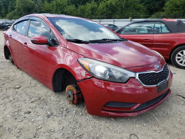 KIA FORTE LX 2014 with VIN KNAFX4A68E5236094 - Photo from auction