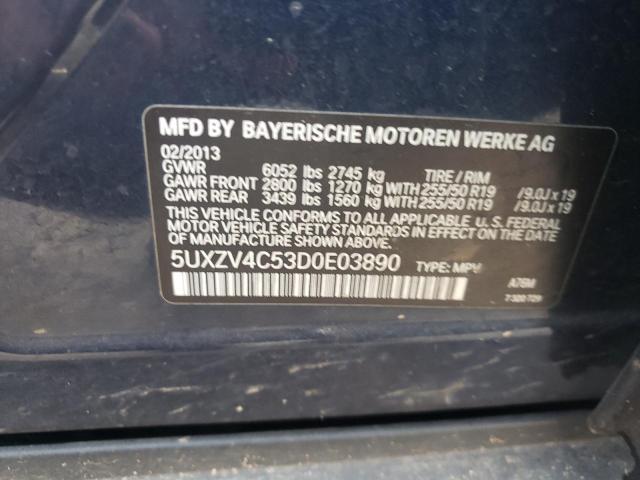 Photo 10 from auction – 2013 BMW X5 XDRIVE3 with VIN 5UXZV4C53D0E03890