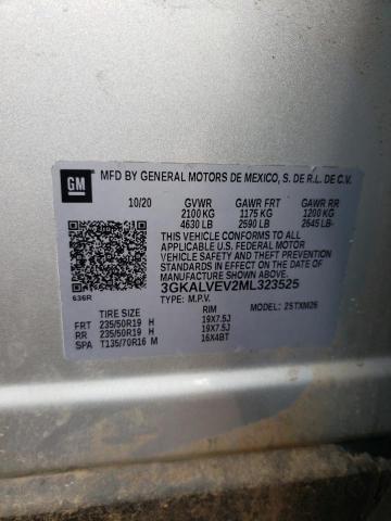 Photo 10 from auction – 2021 GMC TERRAIN SL with VIN 3GKALVEV2ML323525