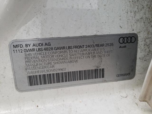 Photo 10 from auction – 2013 AUDI A4 PREMIUM with VIN WAUHFAFL9DN029902