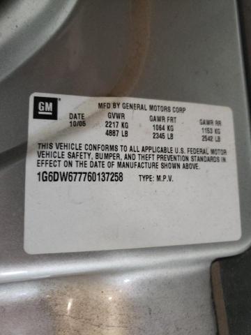 Photo 10 from auction – 2006 CADILLAC STS with VIN 1G6DW677760137258
