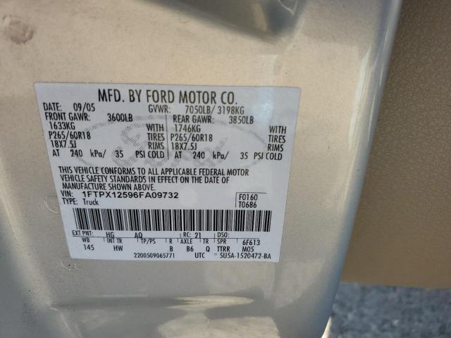 Photo 10 from auction – 2006 FORD 150 with VIN 1FTPX12596FA09732