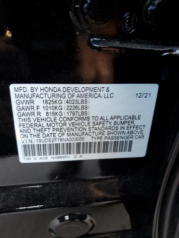 Photo 10 from auction – 2022 ACURA ILX PREMIU with VIN 19UDE2F78NA003055