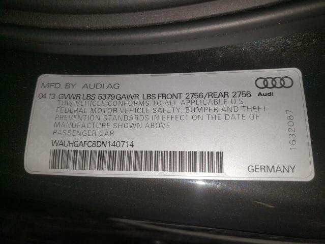 Photo 10 from auction – 2013 AUDI A6 PRESTIG with VIN WAUHGAFC8DN140714