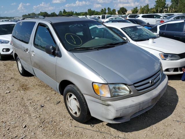 TOYOTA SIENNA 2001 with VIN 4T3ZF13C01U387731 - Photo from auction