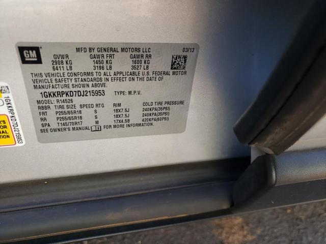 Photo 10 from auction – 2013 GMC ACADIA SLE with VIN 1GKKRPKD7DJ215953