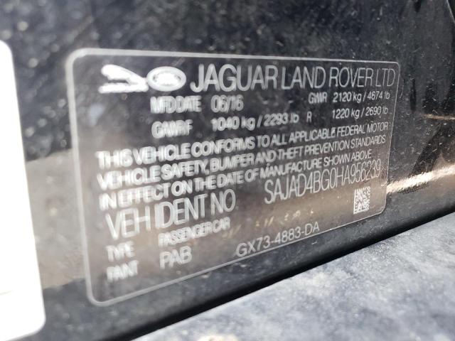 Photo 10 from auction – 2017 JAGUAR XE PREMIUM with VIN SAJAD4BG0HA956239
