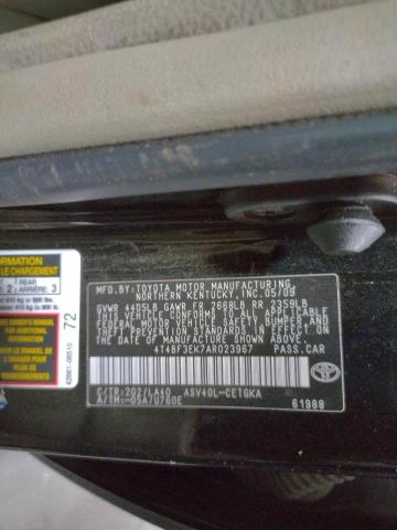 Photo 10 from auction – 2010 TOYOTA CAMRY BASE with VIN 4T4BF3EK7AR023967