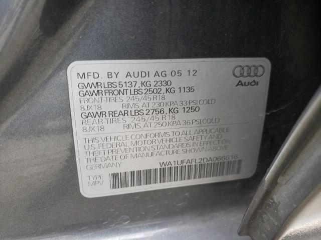 Photo 10 from auction – 2013 AUDI A4 ALLROAD with VIN WA1UFAFL2DA066616