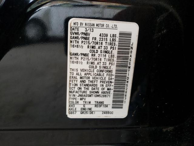 Photo 10 from auction – 2013 NISSAN ROGUE S with VIN JN8AS5MT1DW528671
