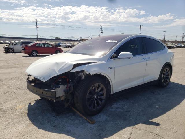 Photo 2 from auction – 2018 TESLA MODEL X with VIN 5YJXCBE22JF109641