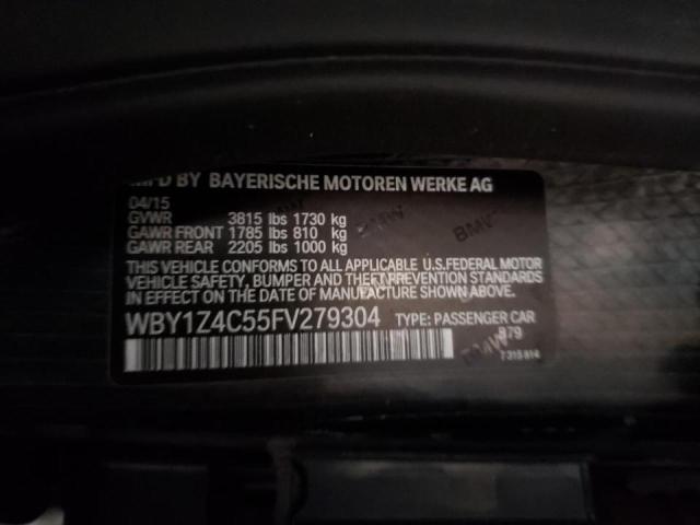 Photo 10 from auction – 2015 BMW I3 REX with VIN WBY1Z4C55FV279304