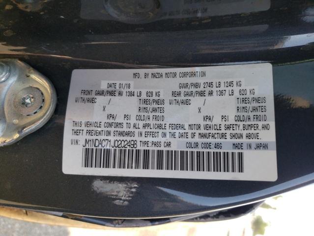 Photo 10 from auction – 2018 MAZDA MX-5 MIATA with VIN JM1NDAC71J0202498