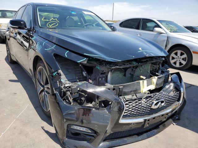 INFINITI Q50 BASE 2015 with VIN JN1BV7AP0FM354829 - Photo from auction