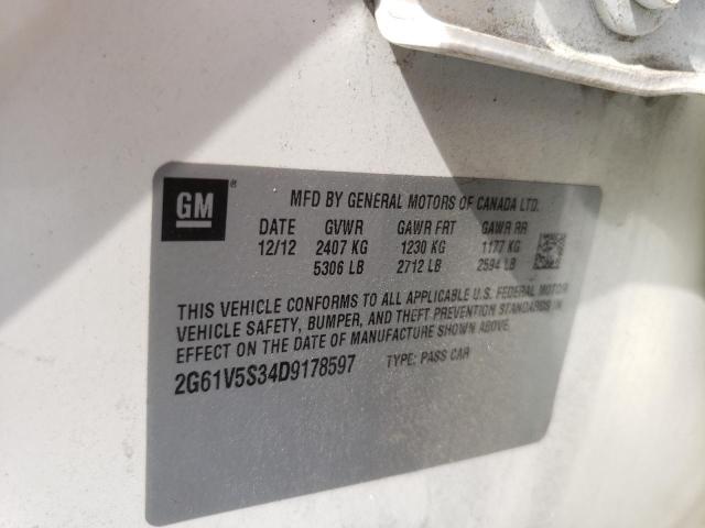 Photo 10 from auction – 2013 CADILLAC XTS PLATIN with VIN 2G61V5S34D9178597