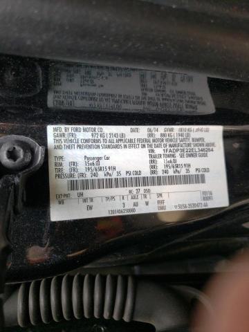 Photo 10 from auction – 2014 FORD FOCUS S with VIN 1FADP3E22EL346264