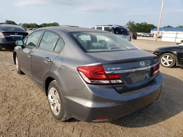 Photo 3 from auction – 2013 HONDA CIVIC LX with VIN 19XFB2F50DE025948