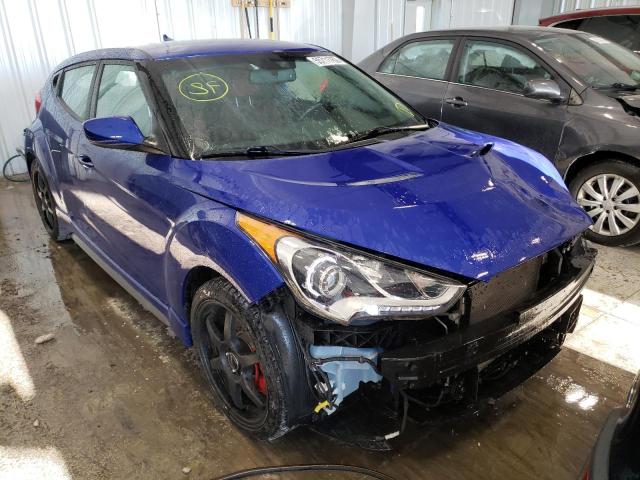 HYUNDAI VELOSTER T 2014 with VIN KMHTC6AE1EU200592 - Photo from auction