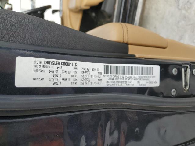 Photo 10 from auction – 2012 DODGE DURANGO CI with VIN 1C4RDJEG2CC278926
