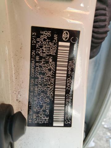 Photo 10 from auction – 2014 TOYOTA PRIUS with VIN JTDKN3DU6E1772559