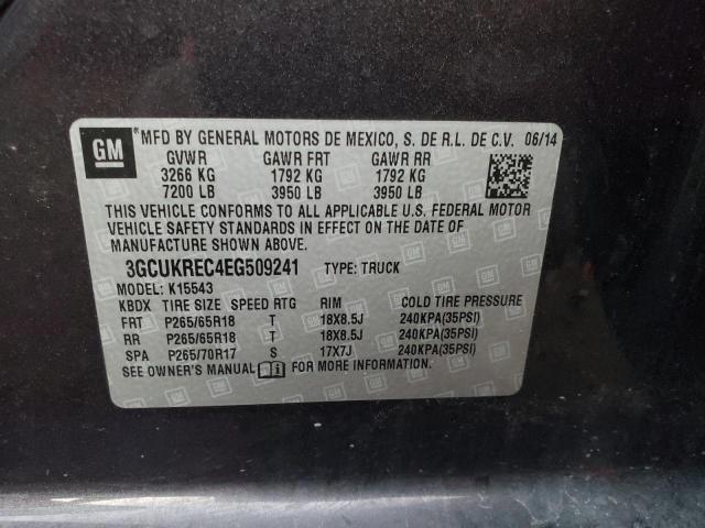 Photo 10 from auction – 2014 CHEVROLET SILVERADO with VIN 3GCUKREC4EG509241
