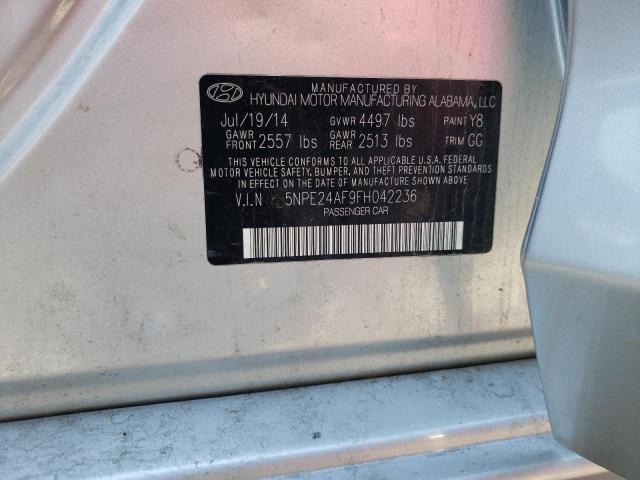 Photo 10 from auction – 2015 HYUNDAI SONATA SE with VIN 5NPE24AF9FH042236