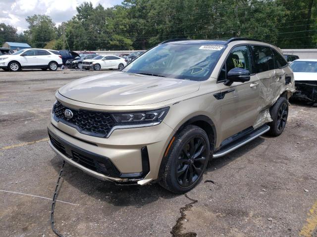 Photo 2 from auction – 2021 KIA SORENTO SX with VIN 5XYRK4LF7MG034459