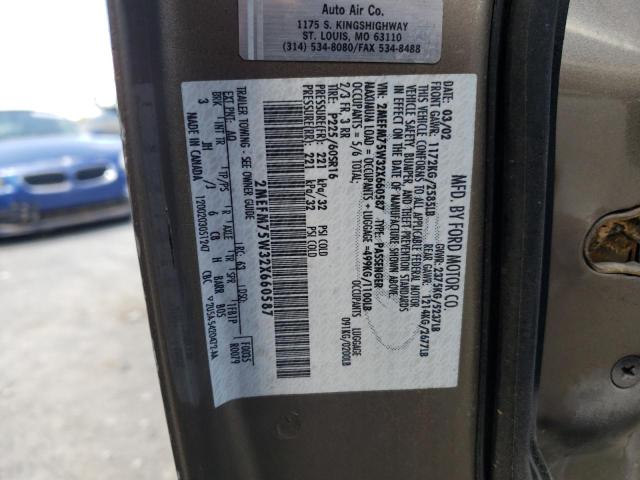 Photo 10 from auction – 2002 MERCURY GRAND MARQ with VIN 2MEFM75W32X660587