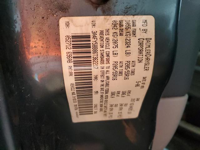 Photo 10 from auction – 2006 CHRYSLER PT CRUISER with VIN 3A4FY58B86T362217