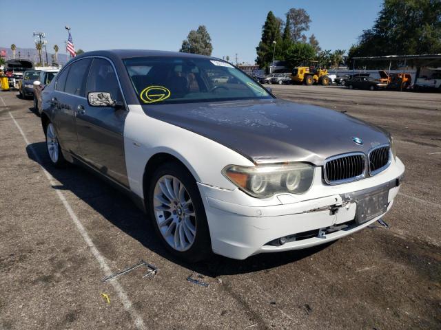 BMW 745I 2002 with VIN WBAGL634X2DP53521 - Photo from auction