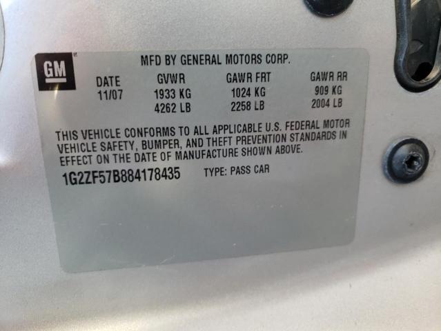 Photo 10 from auction – 2008 PONTIAC G6 VALUE L with VIN 1G2ZF57B884178435