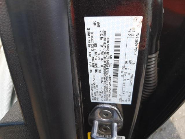 Photo 10 from auction – 2020 FORD ESCAPE SE with VIN 1FMCU0G67LUA35607